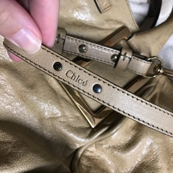 Authentic Chloe Paddington Hand Bag bronze - Picture 7 of 11